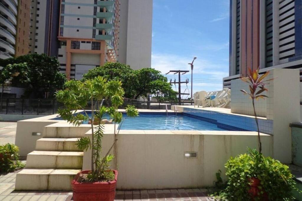 Flat Meireles Vista Mar Fortaleza  Bagian luar foto